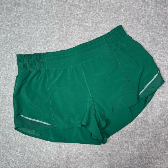 Lululemon Hotty Hot High Rise Athletic Short Cascadia Green Size 12 - Picture 4 of 8